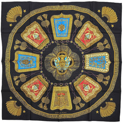 エルメス カレ90 Poste et Cavalerie スカーフ シルク レディース ブランドバッグ・小物 【中古】brbag