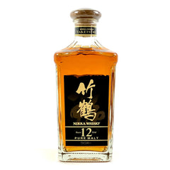 ニッカ 竹鶴 12年 ピュアモルト 角瓶 660ml 国産ウイスキー 酒 【古酒】liqbb【東京都内限定お届け】