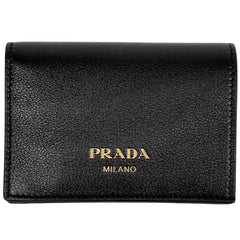 プラダ ロゴ 二つ折り財布 レザー 1MV021 レディース ブランドバッグ・小物 【中古】brbag