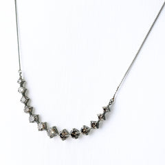 メレダイヤ ネックレス Pt900 Pt850 ダイヤモンド レディース ノンブランドジュエリー 【中古】nbjwl