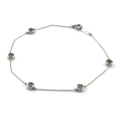 メレダイヤ デザインブレスレット ブレスレット Pt900 Pt850 ダイヤモンド レディース ノンブランドジュエリー 【中古】nbjwl
