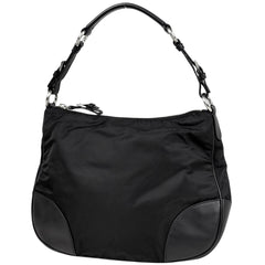 プラダ ロゴプレート ショルダーバッグ ナイロン レディース ブランドバッグ・小物 【中古】brbag