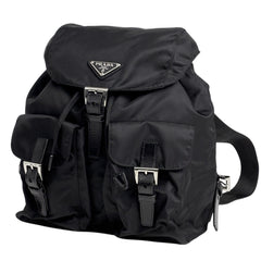 プラダ ロゴプレート リュックサック ナイロン レディース ブランドバッグ・小物 【中古】brbag