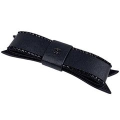 シャネル ココマーク バレッタ レザー シルバーメッキ レディース ブランドアクセサリー 【中古】bracc