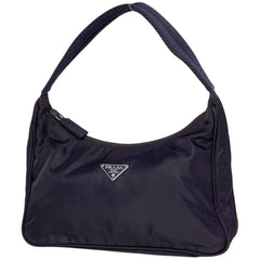 プラダ ロゴプレート ハンドバッグ ナイロン MV515 レディース ブランドバッグ・小物 【中古】brbag