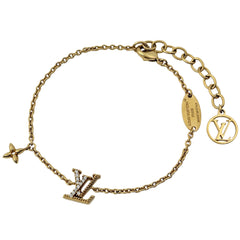 ルイ・ヴィトン ブレスレット LV アイコニック GP ラインストーン レディース ブランドアクセサリー 【中古】bracc