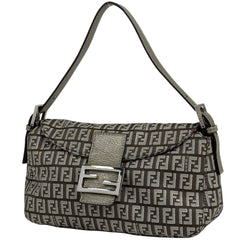 フェンディ ズッキーノ柄 ショルダーバッグ キャンバス 8BR003 レディース ブランドバッグ・小物 【中古】brbag