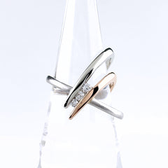 カラッチ KARATI ダイヤモンド リング 18号 Pt900 K18 0.22ct レディース ブランドジュエリー 【中古】brjwl