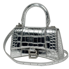 バレンシアガ アワーグラスXS ハンドバッグ レザー 592833 レディース ブランドバッグ・小物 【中古】brbag