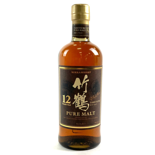 ニッカ 竹鶴 12年 ピュアモルト 丸瓶 700ml 国産ウイスキー 酒 【古酒