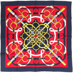 エルメス カレ90 Eperon d’or スカーフ シルク レディース ブランドバッグ・小物 【中古】brbag
