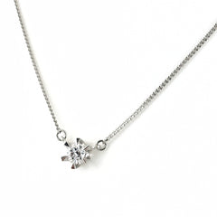 ダイヤモンド デザインネックレス ネックレス Pt850 ダイヤモンド レディース ノンブランドジュエリー 【中古】nbjwl