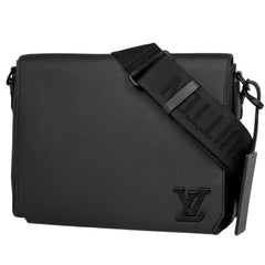 ルイ・ヴィトン テイクオフ メッセンジャー ショルダーバッグ レザー M57080 メンズ ブランドバッグ・小物 【中古】brbag