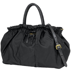 プラダ ロゴ ハンドバッグ ナイロン レディース ブランドバッグ・小物 【中古】brbag