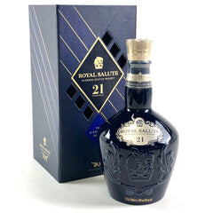 シーバスブラザーズ ロイヤルサルート 21年 シグネチャーブレンド 青陶器 700ml スコッチウイスキー ブレンデッド 酒 【古酒】liqbb