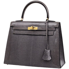エルメス ケリー25 ハンドバッグ リザード □C レディース ブランドバッグ・小物 【中古】brbag
