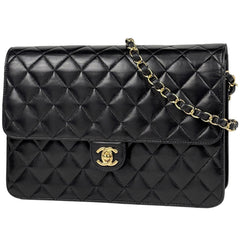 シャネル マトラッセ シングルフラップ チェーン ショルダーバッグ レザー レディース ブランドバッグ・小物 【中古】brbag