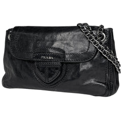 プラダ ロゴ チェーン ショルダーバッグ レザー レディース ブランドバッグ・小物 【中古】brbag