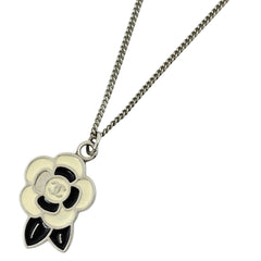 シャネル カメリア ネックレス シルバーメッキ レディース ブランドアクセサリー 【中古】bracc