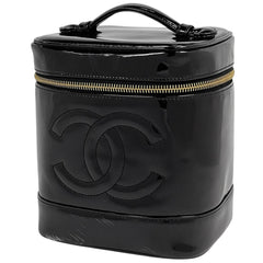 シャネル 化粧ポーチ パテントレザー レディース ブランドバッグ・小物 【中古】brbag
