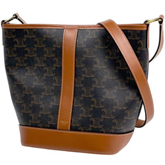 セリーヌ スモール バケット ショルダーバッグ コーティングキャンバス レディース ブランドバッグ・小物 【中古】brbag