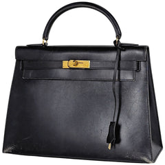 エルメス ケリー32 ハンドバッグ ボックスカーフ 〇Z レディース ブランドバッグ・小物 【中古】brbag