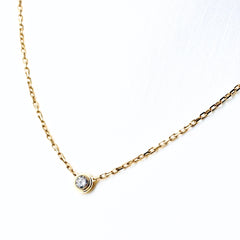 カルティエ ダムール SM ネックレス ネックレス 750 ダイヤモンド レディース ブランドジュエリー 【中古】brjwl