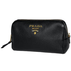 プラダ 化粧ポーチ レザー レディース ブランドバッグ・小物 【中古】brbag