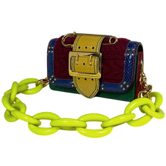 バーバリー パッチワーク ショルダーバッグ レザー レディース ブランドバッグ・小物 【中古】brbag