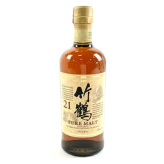 ニッカ 竹鶴 21年 ピュアモルト 700ml 国産ウイスキー 酒 【古酒】liqbb【東京都内限定お届け】