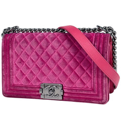 シャネル ショルダーバッグ ベルベット A67086 レディース ブランドバッグ・小物 【中古】brbag