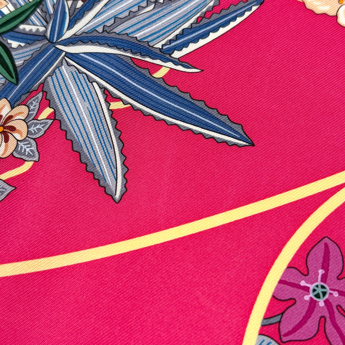 エルメス カレ90 PLANIFLEURS スカーフ シルク レディース ブランド