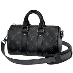 ルイ・ヴィトン キーポルXS トートバッグ モノグラムエクリプス M45947 メンズ ブランドバッグ・小物 【中古】brbag