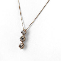 メレダイヤ ネックレス K18 ダイヤモンド レディース ノンブランドジュエリー 【中古】nbjwl