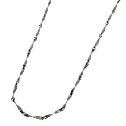 H225 美品 ジョージ ジェンセン BEADED シルバー 925 ジョージジェンセン ネックレス シルバー925 レディース ブランド