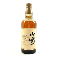 サントリー 山崎 12年 ピュアモルト 華 750ml 国産ウイスキー 酒 【古酒】liqbb【東京都内限定お届け】