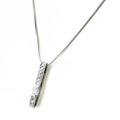 ダイヤモンド ネックレス Pt900 Pt850 ダイヤモンド レディース ノンブランドジュエリー 【中古】nbjwl
