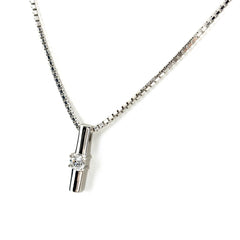 ダイヤモンド デザインネックレス ネックレス Pt900 Pt850 ダイヤモンド レディース ノンブランドジュエリー 【中古】nbjwl
