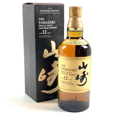 サントリー 山崎 12年 シングルモルト ジャパニーズ 700ml 国産ウイスキー 酒 【古酒】liqbb【東京都内限定お届け】