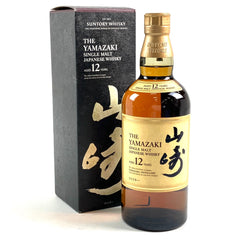 サントリー 山崎 12年 シングルモルト ジャパニーズ 700ml 国産ウイスキー 酒 【古酒】liqbb【東京都内限定お届け】