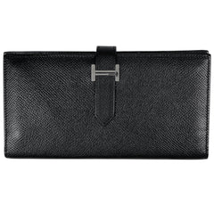 エルメス ベアン スフレ 長財布 ヴォーエプソン Ｒ レディース ブランドバッグ・小物 【中古】brbag