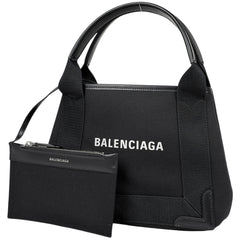 バレンシアガ ネイビーカバスXS トートバッグ キャンバス 390346 レディース ブランドバッグ・小物 【中古】brbag