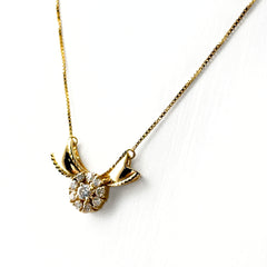 メレダイヤ ネックレス K18 750 ダイヤモンド レディース ノンブランドジュエリー 【中古】nbjwl