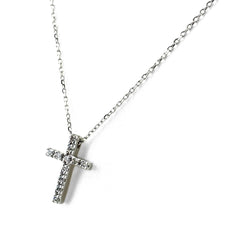 ヨンドシー メレダイヤ ネックレス ネックレス K18 WG ダイヤモンド レディース ブランドジュエリー 【中古】brjwl