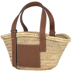 ロエベ バスケットバッグ スモール ハンドバッグ ラフィア レディース ブランドバッグ・小物 【中古】brbag
