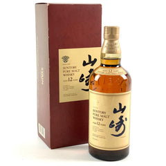 サントリー 山崎 12年 ピュアモルト 華 750ml 国産ウイスキー 酒 【古酒】liqbb【東京都内限定お届け】