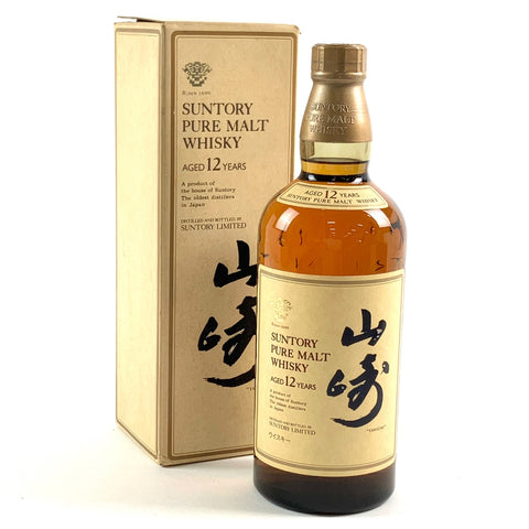 サントリー 山崎 12年 ピュアモルト 華 750ml 国産ウイスキー 酒 【古