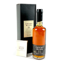サントリー 山崎蒸留所 樽出原酒 ピュアモルト 15年 600ml 国産ウイスキー 酒 【古酒】liqbb【東京都内限定お届け】