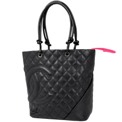 シャネル カンボンライン ミディアム トートバッグ レザー A25167 レディース ブランドバッグ・小物 【中古】brbag