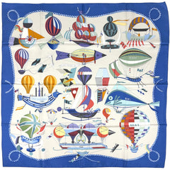 エルメス カレ90 LES FOLIES DU CIEL スカーフ シルク レディース ブランドバッグ・小物 【中古】brbag